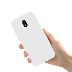 Чехол Style для Xiaomi Redmi 8A Бампер силиконовый Белый