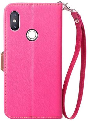 Чехол Leaf для Xiaomi Mi A2 Lite / Redmi 6 Pro книжка кожа PU Pink