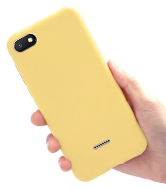 Чохол Style для Xiaomi Redmi 6A Бампер силіконовий Жовтий
