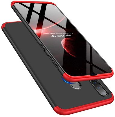 Чохол GKK 360 для Samsung Galaxy A20s / A207F бампер протиударний Black-Red