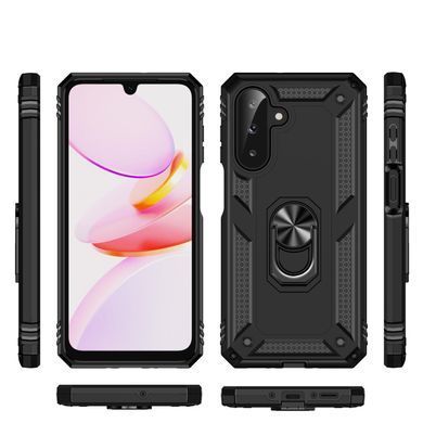 Чохол Shield для Samsung Galaxy A17 / A175 бампер протиударний з підставкою кільцем Black