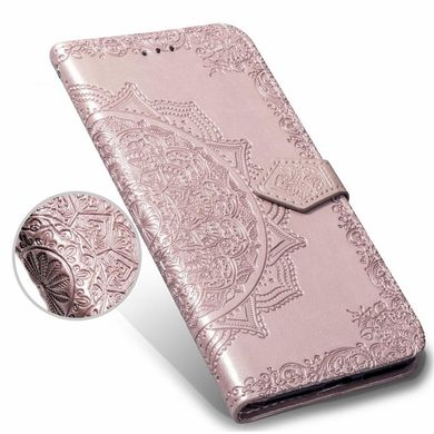 Чехол Vintage для Xiaomi Redmi Note 6 Pro книжка кожа PU розовый