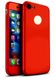 Чехол Dualhard 360 для Iphone 7 / 8 оригинальный с яблоком Бампер + стекло в подарок Red