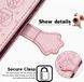 Чехол Embossed Cat and Dog для Xiaomi Poco M5s книжка кожа PU с визитницей розовое золото
