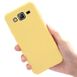 Чохол Style для Samsung J7 2015 / J700 Бампер силіконовий Жовтий