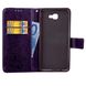Чехол Clover для Samsung Galaxy A5 2017 / A520 книжка с узором кожа PU фиолетовый
