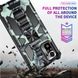 Чехол Military Shield для Xiaomi Poco M5s бампер противоударный с подставкой Turquoise
