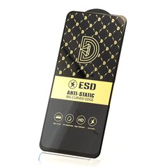Защитное стекло ESD 6D Full Glue для Xiaomi Redmi Note 12S полноэкранное черное