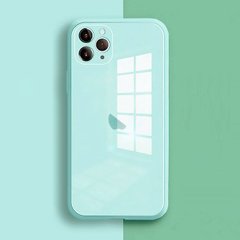 Чехол Color-Glass для Iphone 11 Pro Max бампер с защитой камер Turquoise
