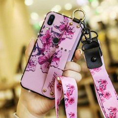 Чехол Lanyard для Huawei P Smart Plus / INE-LX1 бампер Rose УЦЕНКА