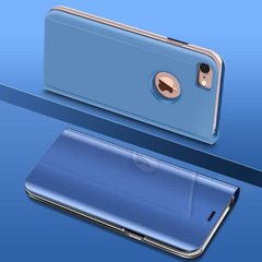 Чехол Mirror для iPhone 5 / 5s / SE книжка зеркальный Clear View Blue