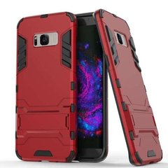 Чехол Iron для Samsung Galaxy S8 Plus / G955 бронированный бампер Броня Red