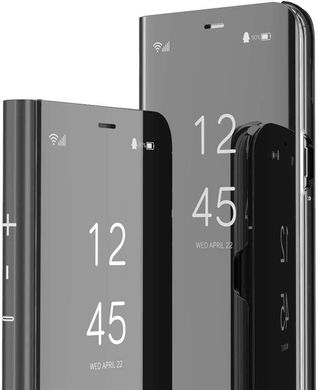 Чехол Mirror для Samsung Galaxy Note 10 Plus / N975F книжка зеркальный Clear View Black
