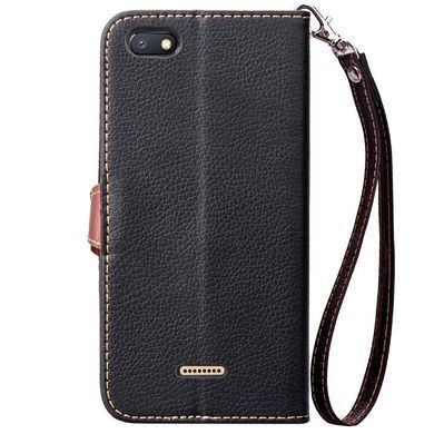 Чохол Leaf для Xiaomi Redmi 6A книжка шкіра PU Black
