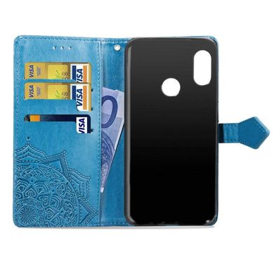 Чехол Vintage для Xiaomi Redmi Note 5 / Note 5 Pro Global книжка кожа PU голубой