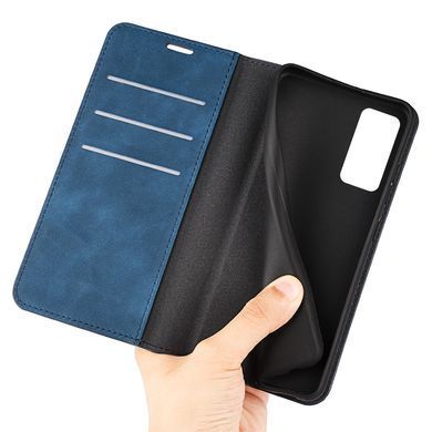 Чехол Taba Retro-Skin для Xiaomi Redmi Note 12S книжка с визитницей кожа PU синий