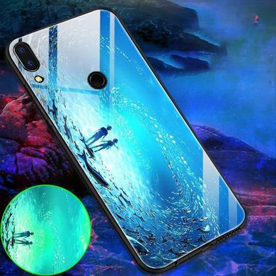 Чехол Glass-case для Huawei P Smart Plus / Nova 3i / INE-LX1 бампер Glow Sea