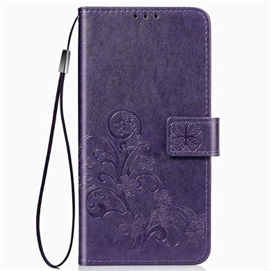 Чехол Clover для Samsung Galaxy M21 / M215 книжка кожа PU фиолетовый