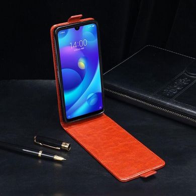 Чехол Idewei для Xiaomi Mi Play флип вертикальный кожа PU коричневый