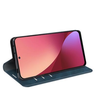 Чехол Taba Retro-Skin для Xiaomi Redmi Note 12S книжка с визитницей кожа PU синий