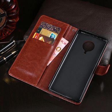 Чехол Idewei для Nokia G10 книжка кожа PU с визитницей коричневый