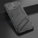 Чехол Bibercas Iron для Xiaomi Redmi 10C бампер противоударный с подставкой Black