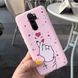 Чехол Style для Xiaomi Redmi Note 8 Pro силиконовый бампер Розовый For you