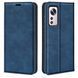 Чехол Taba Retro-Skin для Xiaomi Redmi Note 12S книжка с визитницей кожа PU синий