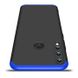 Чехол GKK 360 для Huawei P40 Lite E бампер противоударный Black-Blue