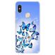 Чохол Print для Xiaomi Redmi Note 5 / Note 5 Pro Global силіконовий бампер Butterflies Blue