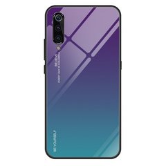 Чехол Gradient для Xiaomi Mi 9 SE бампер накладка Purple-Blue