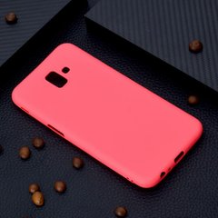 Чехол Style для Samsung Galaxy J6 2018 / J600F Бампер силиконовый красный