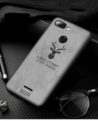 Чехол Deer для Xiaomi Redmi 6 бампер накладка Gray