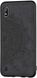 Чехол Embossed для Samsung A10 2019 / A105F бампер накладка тканевый черный
