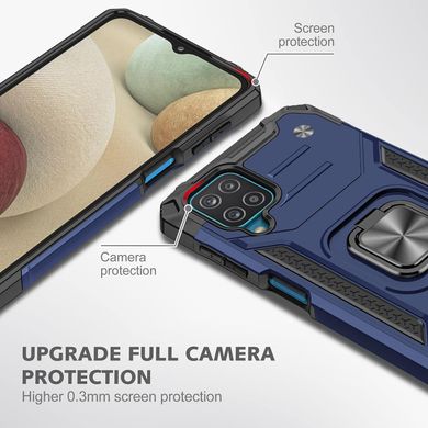Чехол Protector для Samsung Galaxy M33 / M336 бампер противоударный с подставкой Blue