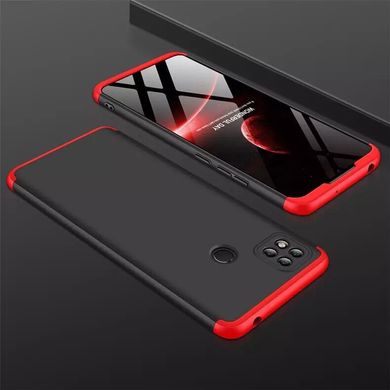 Чохол GKK 360 для Xiaomi Redmi 9C бампер протиударний Black-Red