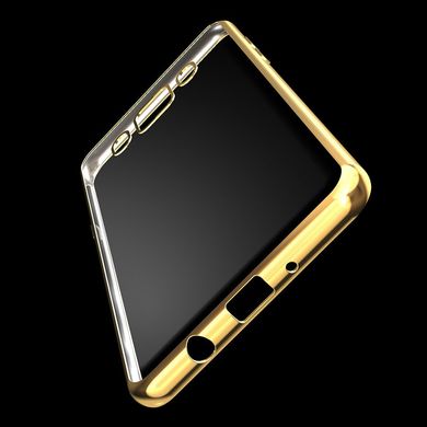 Чехол Frame для Samsung J7 2016 / J710H / J710 / J710F бампер силиконовый Gold
