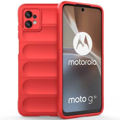 Чехол Wave Shield для Motorola Moto G32 бампер противоударный Red