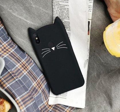 Чехол 3D Toy для Xiaomi Redmi Note 7 / Note 7 Pro Бампер резиновый Cat Black