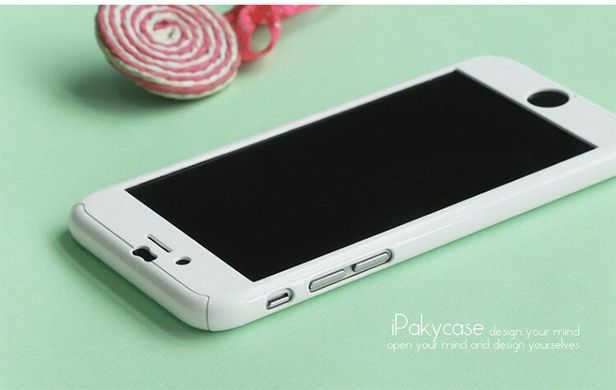 Чехол Ipaky для Iphone 6 / 6s бампер + стекло 100% оригинальный 360 White Gloss
