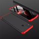 Чехол GKK 360 для Xiaomi Redmi 9C бампер противоударный Black-Red