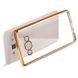 Чехол Frame для Samsung J7 2016 / J710H / J710 / J710F бампер силиконовый Gold