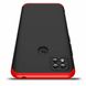 Чехол GKK 360 для Xiaomi Redmi 9C бампер противоударный Black-Red