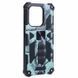 Чехол Military Shield для Xiaomi Redmi Note 13 бампер противоударный с подставкой Turquoise