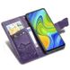 Чехол Butterfly для Xiaomi Redmi 10X 4G книжка кожа PU фиолетовый
