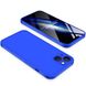 Чехол GKK 360 для Iphone 13 Бампер противоударный Blue