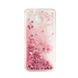 Чохол Glitter для Xiaomi Redmi 4x / 4х Pro Бампер Рідкий блиск серце рожевий