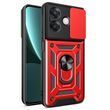 Чохол Hide Shield для OPPO A40m / CPH2669 протиударний бампер з підставкою кільцем Red