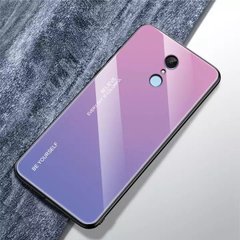 Чохол Gradient для Xiaomi Redmi 5 Plus (5.99 ") бампер накладка Pink-Purple