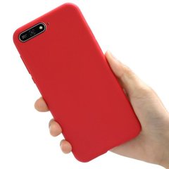 Чехол Style для Huawei Y6 2018 Бампер силиконовый без отпечатка красный